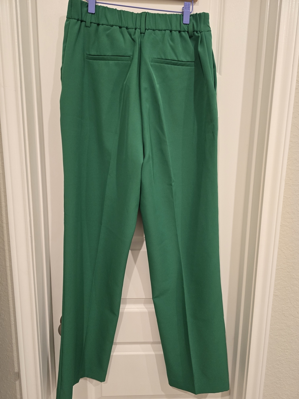 Rachel Zoe Emerald Green Straight-Leg Trousers - Picture 2 of 3